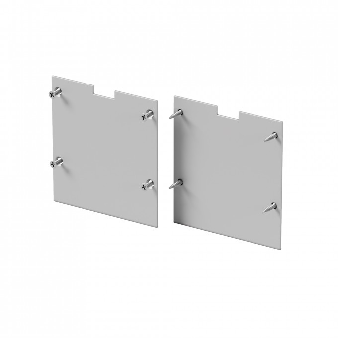 Комплект заглушек (для профиля 50×50) 2 шт., MAYTONI ALM-5050-S-EC 642046