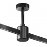 Крепление потолочное MAYTONI SHORT FLARITY TRA156C-IPC1-B 78мм с прямым коннектором питания черный