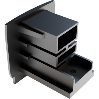 Заглушка торцевая MAYTONI TRINITY TRA005EC-31B черная, 1шт